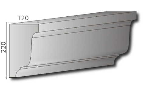 Fassadengesims G-02 A - 220