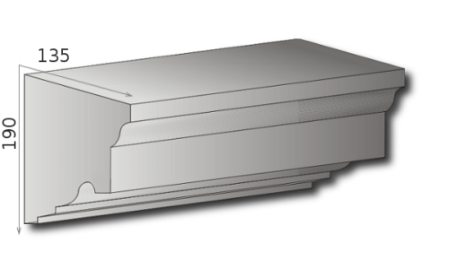 Fassadengesims G-05 A - 190