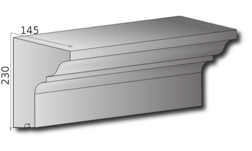 Fassadengesims G-07 A - 230