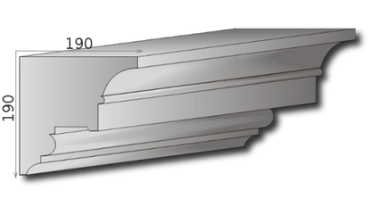 Fassadengesims G-09 A - 190