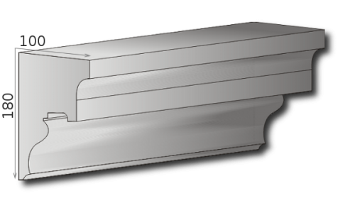 Fassadengesims G-11 A - 180