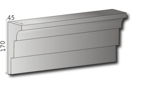 Fassadengesims G-12 A - 170