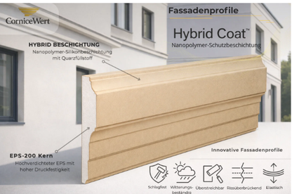 Fassadengesims G-13 A - 160 Fassadenprofil