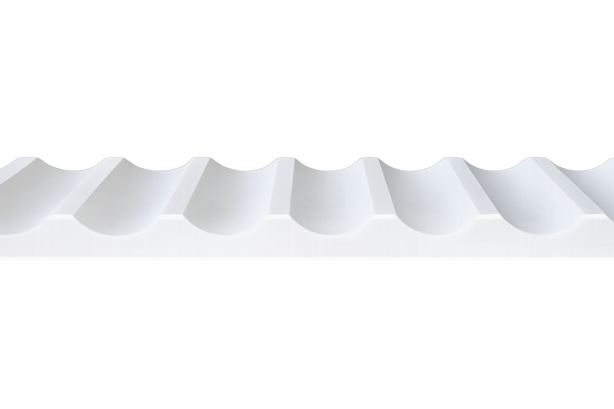 Stuckleiste LP-27 – Wandleiste aus Gips 80x23 mm