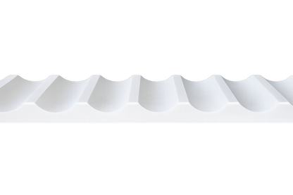 Stuckleiste LP-27 – Wandleiste aus Gips 80x23 mm