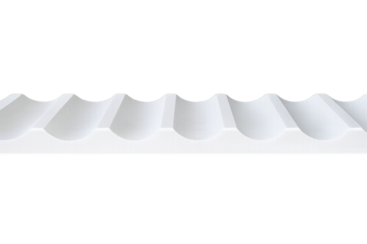 Stuckleiste LP-27 – Wandleiste aus Gips 80x23 mm