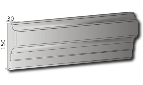 Fassadenleiste L-14 A 150x30 Fassadenprofil