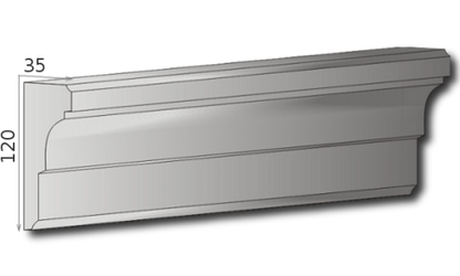 Fassadenleiste L-20 A 120x35 Fassadenprofil