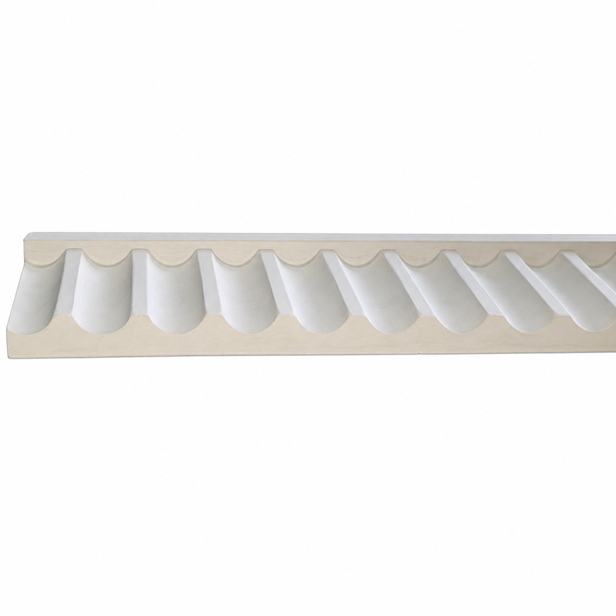 Stuckleiste LP-27A – Wandleiste aus Gips 80x25 mm