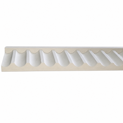 Stuckleiste LP-27A – Wandleiste aus Gips 80x25 mm
