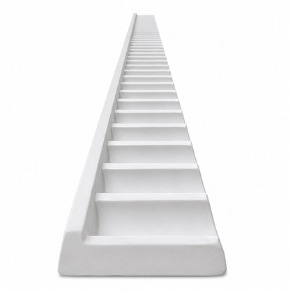 Stuckleiste LP-27A – Wandleiste aus Gips 80x25 mm