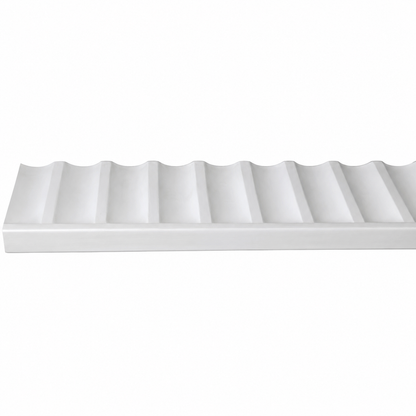 Stuckleiste LP-27A – Wandleiste aus Gips 80x25 mm