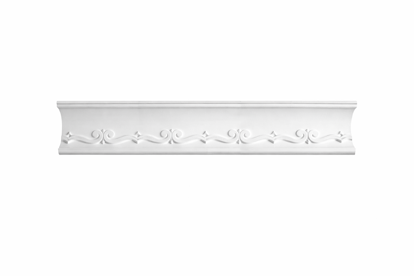 Stuck Deckenleiste P-01 – Stuckleiste aus Gips 90×90 mm