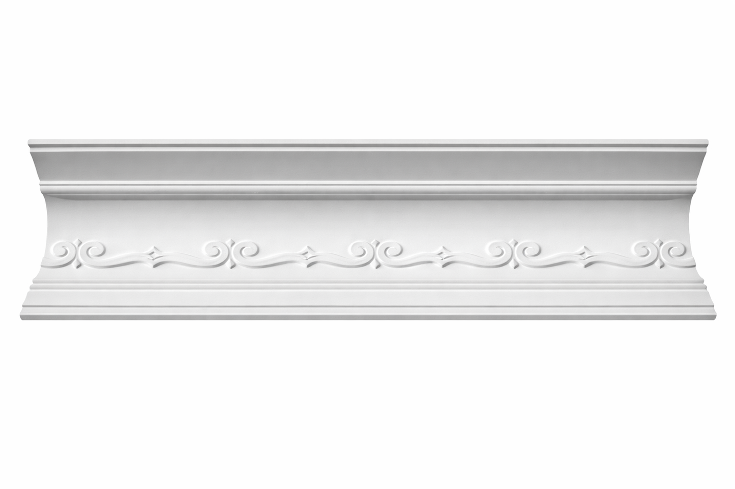 Stuckleiste P-11 – Deckenleiste aus Gips 150x120 mm