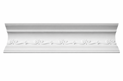 Stuckleiste P-11 – Deckenleiste aus Gips 150x120 mm