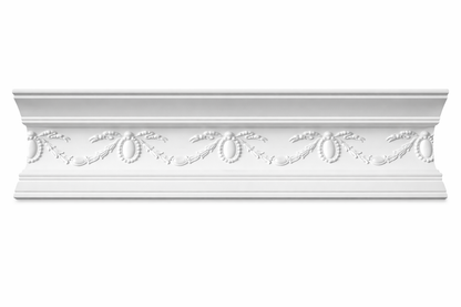 Stuckleiste P-13 – Deckenleiste aus Gips 150x120 mm