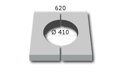Untere Platte 40 ½ B