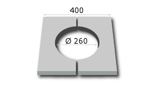 Obere Platte 25 ½ B