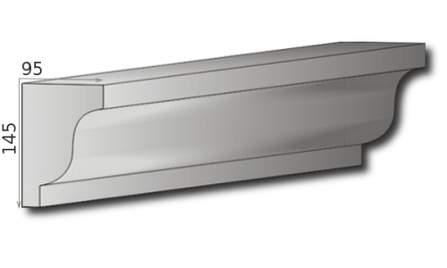 Fensterbank P-02 A 145