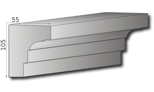 Fensterbank P-05 A 105