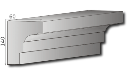 Fensterbank P-05 A 140