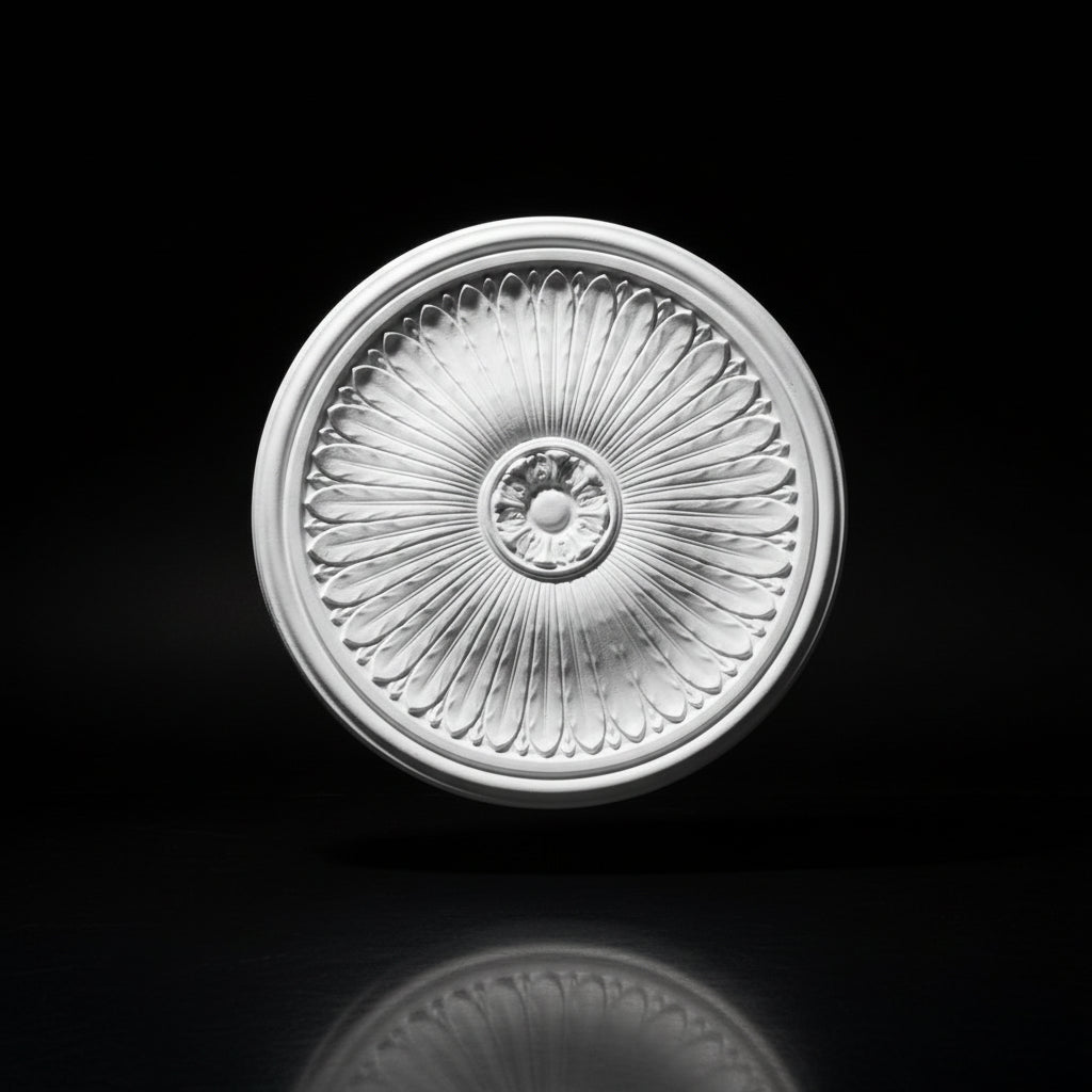 Stuck Rosette R-12 – Deckenrosette aus Gips Ø 610 mm