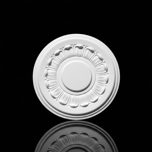 Stuck Rosette R-14 – Deckenrosette aus Gips Ø 310 mm