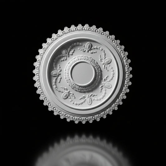 Stuck Rosette R-02 – Deckenrosette aus Gips Ø 700 mm