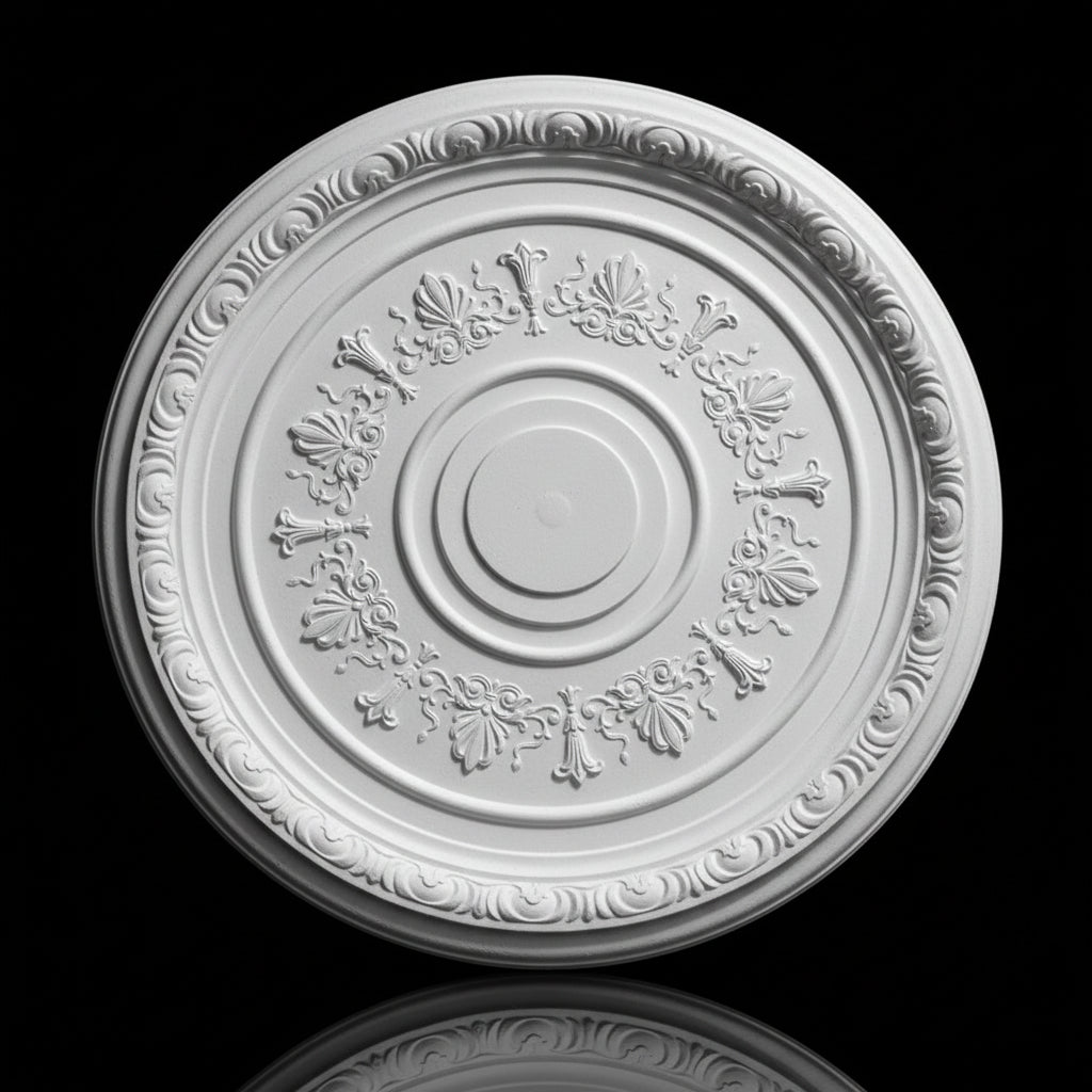 Stuck Rosette R-20 – Große Deckenrosette aus Gips Ø 830 mm
