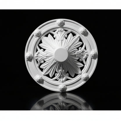 Stuck Rosette R-21 – Deckenrosette aus Gips Ø 310 mm