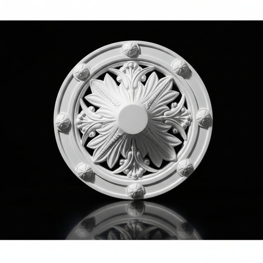 Stuck Rosette R-21 – Deckenrosette aus Gips Ø 310 mm