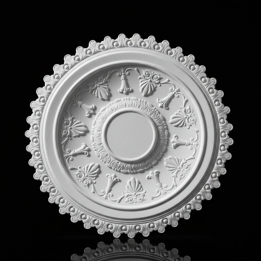 Stuck Rosette R-04 – Deckenrosette aus Gips Ø 700 mm
