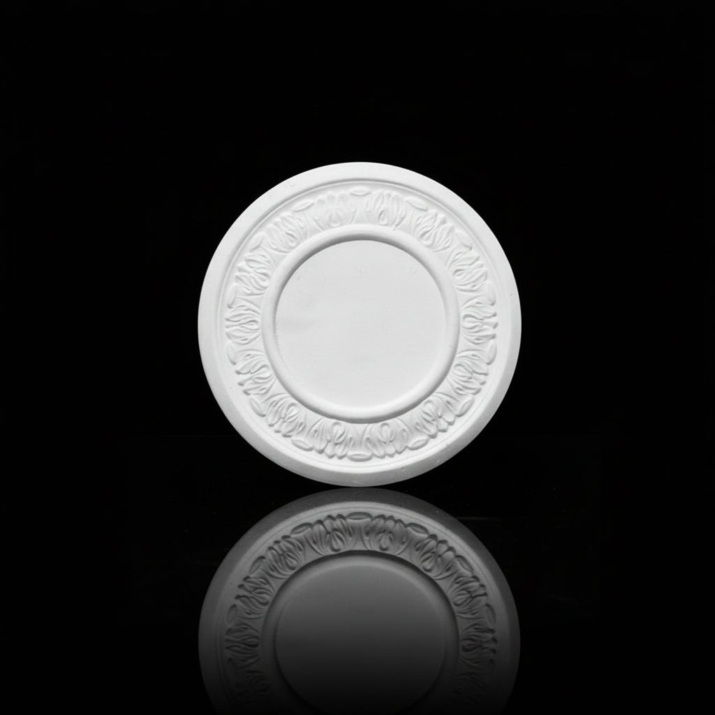 Stuck Rosette R-09 – Deckenrosette aus Gips Ø 300 mm