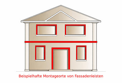 Fassadenleiste L-28 A 100x35 Fassadenprofil