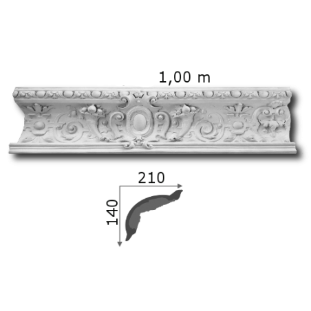 Stuck Deckenleiste C-32