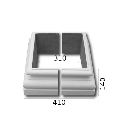 Kopf/Basis EKB A 30x30 B ½