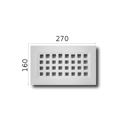 Lüftungsgitter WENT-01