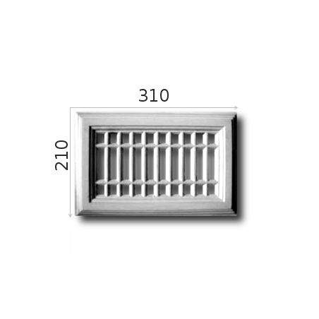 Lüftungsgitter WENT-06