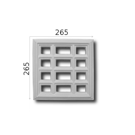 Lüftungsgitter WENT-10