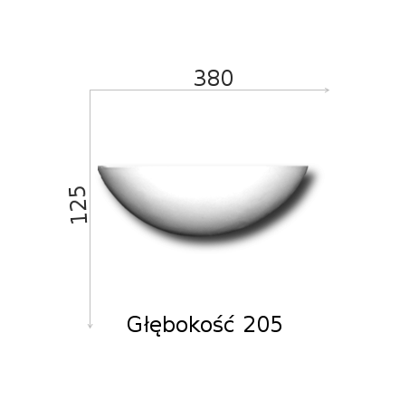 Stuck Wandlampe LA-04