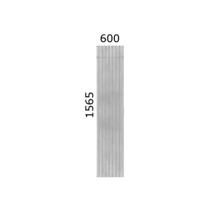 Pilaster für Fassade   PLA 600 K (Beton)