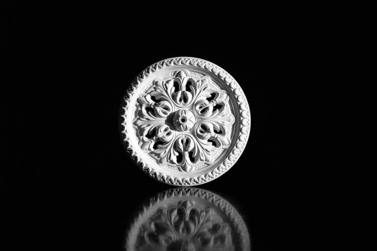 Stuck Rosette R-18 – Deckenrosette aus Gips Ø 355 mm